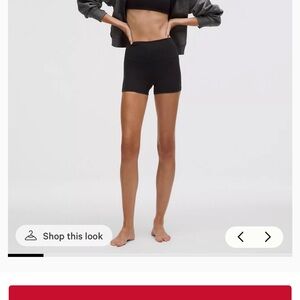lululemon athletica Black Bike Shorts